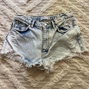 Zara denim shorts